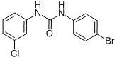 1-(4-bromophenyl)-3-(3-chlorophenyl)urea Structure
