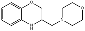 3,4-DIHYDRO-3-[(4-MORPHOLINYL)METHYL]-2H-1,4-BENZOXAZINE Structure