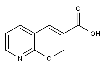 3-(2-METHOXYPYRIDIN-3-YL)ACRYLIC ACID Structure