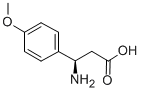 (R)-3-AMINO-3-(4-METHOXY-PHENYL)-PROPIONIC ACID Structure
