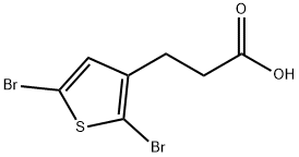 3-(2,5-DIBROMOTHIEN-3-YL)PROPANOIC ACID Structure