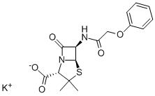 Penicillin V potassium salt Structure
