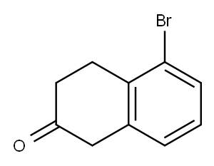 5-Bromo-2-tetralone Structure