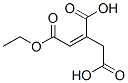 1-Propene-1,2,3-tricarboxylic acid, monoethyl ester Structure