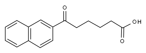 6-(2-NAPHTHYL)-6-OXOHEXANOIC ACID Structure