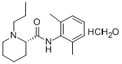 Ropivacaine hydrochloride  Structure