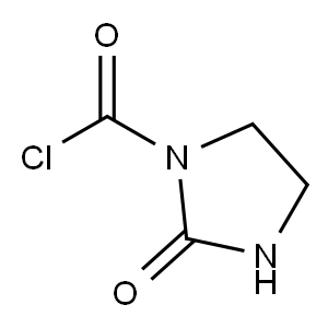 2-Oxo-1-imidazolidinecarbonyl chloride Structure