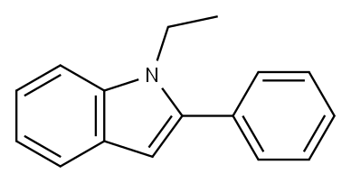 1-Ethyl-2-phenylindole Structure