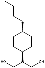 2-(TRANS-4'-N-BUTYL-CYCLOHEXYL)PROPANE-1,3-DIOL Structure