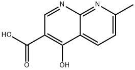 4-hydroxy-7-methyl-1,8-naphthyridine-3-carboxylic acid Structure