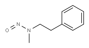 nitrosomethyl-(2-phenylethyl)amine Structure