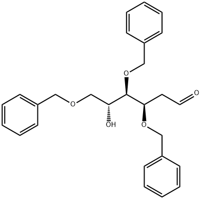 3,4,6-TRI-O-BENZYL-2-DEOXY-D-GLUCOPYRANOSE Structure