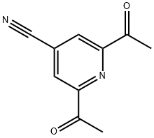 2,6-Diacetyl-4-pyridinecarbonitrile Structure