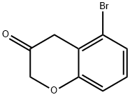 5-Bromo-3-chromanone Structure