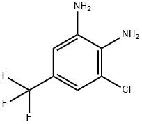 3-CHLORO-4,5-DIAMINOBENZOTRIFLUORIDE Structure