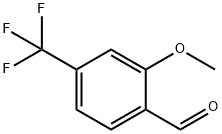 2-METHOXY-4-(TRIFLUOROMETHYL)BENZALDEHYDE Structure