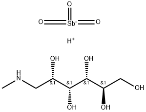 Methylglucamine antimonate Structure