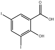3,5-Diiodosalicylic acid Structure