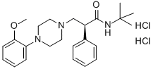(S)-N-TERT-BUTYL-3-(4-(2-METHOXYPHENYL)-PIPERAZIN-1-YL)-2-PHENYLPROPANAMIDE DIHYDROCHLORIDE Structure