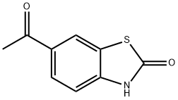 2(3H)-Benzothiazolone,6-acetyl-(9CI) Structure
