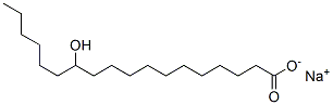 sodium 12-hydroxyoctadecanoate Structure