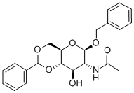 BENZYL 2-ACETAMIDO-4,6-O-BENZYLIDENE-2-DEOXY-BETA-D-GLUCOPYRANOSIDE Structure