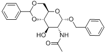 BENZYL 2-ACETAMIDO-4,6-O-BENZYLIDENE-2-DEOXY-ALPHA-D-GLUCOPYRANOSIDE Structure