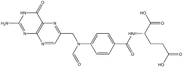 10-Formylfolic Acid Structure
