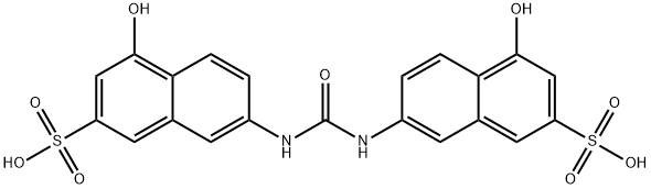 6,6'-Ureylene-bis(1-naphthol-3-sulfonic acid) Structure