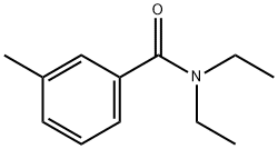 N,N-Diethyl-m-toluamide Structure