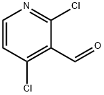 2,4-Dichloropyridine-3-carboxaldehyde Structure