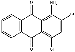1-amino-2,4-dichloroanthraquinone Structure