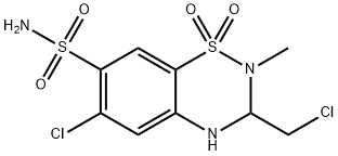 Methyclothiazide Structure