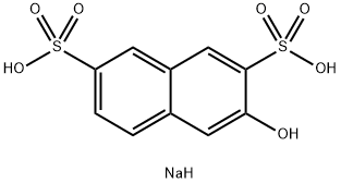 Disodium 2-naphthol-3,6-disulfonate Structure