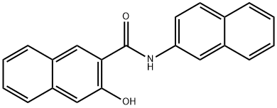 3-Hydroxy-N-2-naphthyl-2-naphthamide Structure