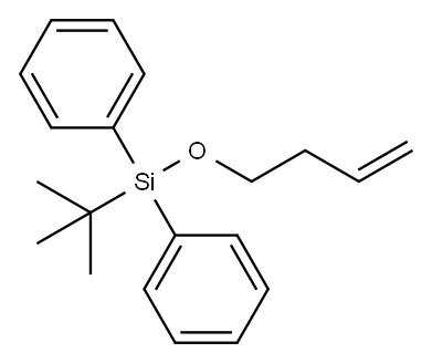 (But-3-en-1-yloxy)(tert-butyl)diphenylsilane Structure