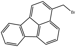 3-(bromomethyl)fluoranthene Structure