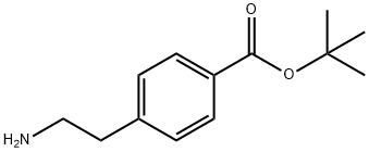 4-(2-Aminoethyl)benzoic acid tert-butyl ester Structure
