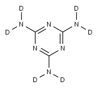 Melamine-D6 Structure