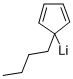 LITHIUM N-BUTYLCYCLOPENTADIENIDE Structure