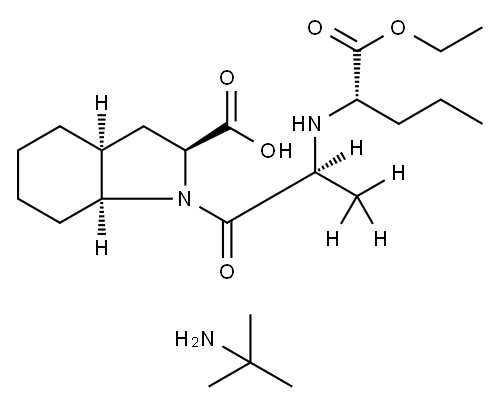 PERINDOPRIL-D4 T-BUTYLAMINE SALT Structure