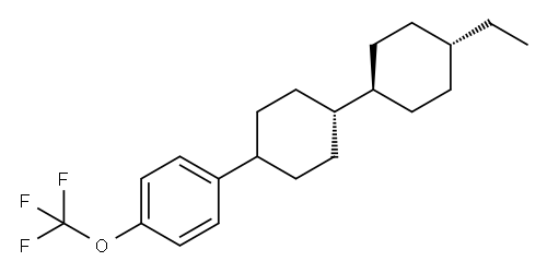 4-[trans-4-(trans-4-Ethylcyclohexyl)cyclohexyl]-1-trifluoromethoxybenzene Structure