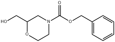 4-CBZ-2-HYDROXYMETHYLMORPHOLINE Structure
