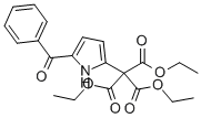 METHANETRICARBOXYLIC ACID, (5-BENZOYL-1H-PYRROL-2-YL)-, TRIETHYL ESTER Structure
