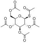 1-thio-beta-D-glucose pentaacetate Structure