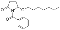 (+-)-1-Benzoyl-5-(heptyloxy)-2-pyrrolidinone Structure