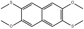 2,6-DIMETHOXY-3,7-BIS(METHYLTHIO)-NAPHTHALENE Structure