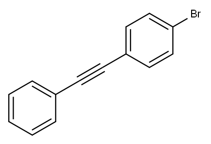 4-Bromo diphenylacetylene Structure