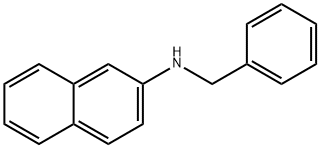 N-BENZYL-B-NAPHTHYL-AMINE Structure