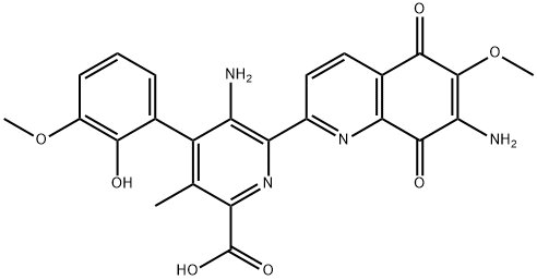 10'-desmethoxystreptonigrin Structure